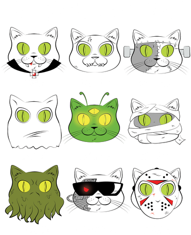Meowoween Costumes Funny Cat Halloween Women's Sweatshirt