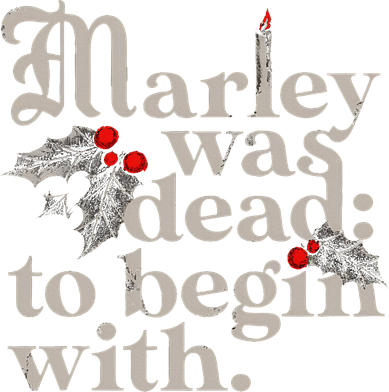 Marley Was Dead To Begin With Button