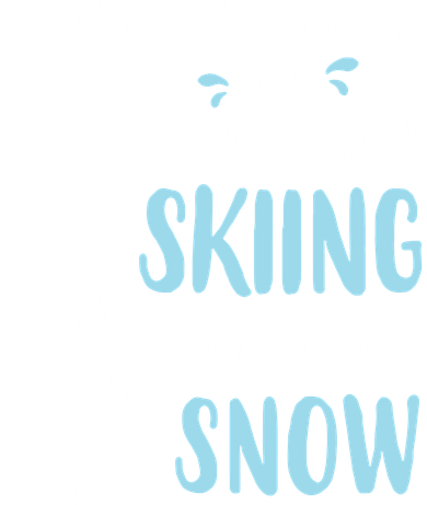 My Years Are Divided Into Two Seasons Skiling Waiting For Snow Christmas Nerd Kids T-Shirt