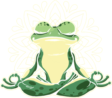 Meditating Yoga Frog T-Shirt