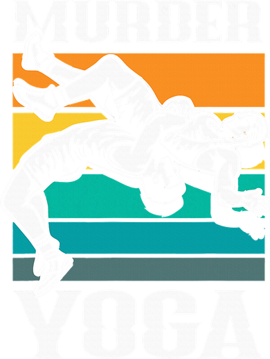Murder Yoga Funny Retro Vintage Wrestler Wrestling Women's Tank Top