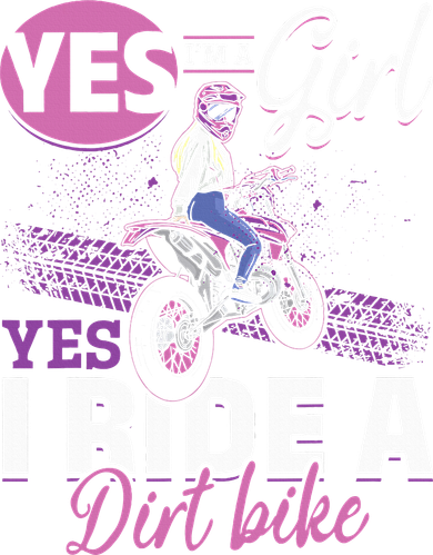 Motocross Yes I Am A Girl And Yes I Ride A Dirt Bike Women's Tank Top