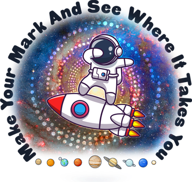 Mark Your Mark And See Where It Takes You International Dot Day Space Astronaut Women's Long Sleeve Shirt