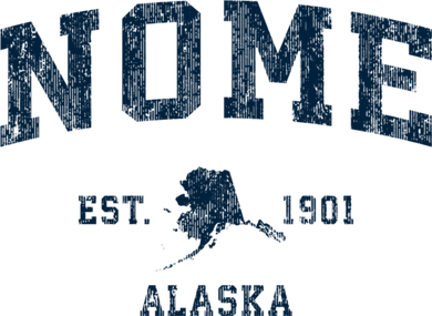 Nome Alaska Ak Vintage Sports Toddler Long Sleeve