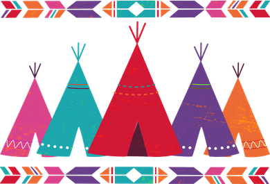 Native American Teepee Pattern Toddler T-Shirt