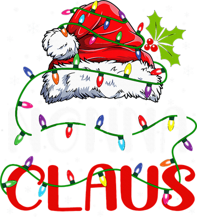 Nonna Claus Christmas Santa Matching Family Xmas Pajamas Kids Sweatshirt