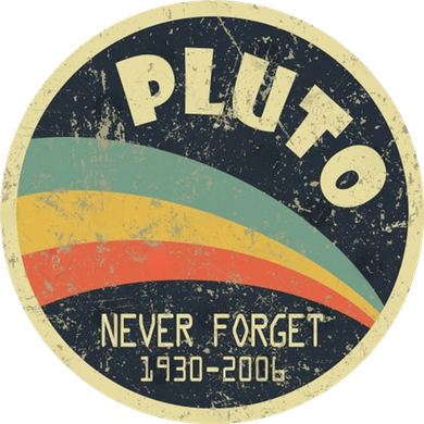 Never Forget Planet Pluto Retro Vintage Women's T-Shirt