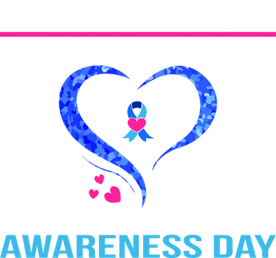 Never Give Up Diabetes Awareness Day Long Sleeve Shirt