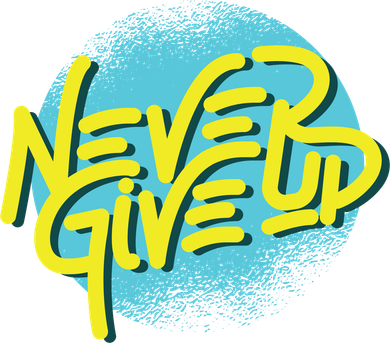 Never Give Up Motivational Toddler Sweatshirt