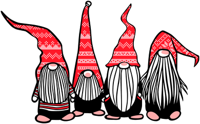 Nordic Gnomes Winter Christmas Toddler T-Shirt