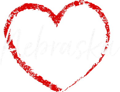 Nebraska Heart Cute Ladies Mom Gift Doggie Tank