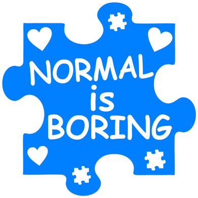 Normal Is Boring Autism Awareness Coffee Mug