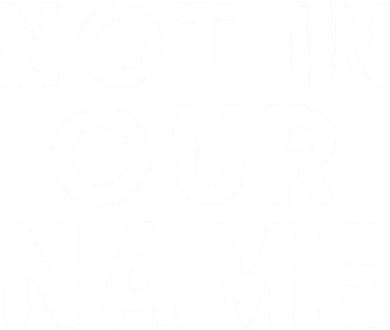 Not In Our Name Free Gaza Stop War In Palestine Kids T-Shirt