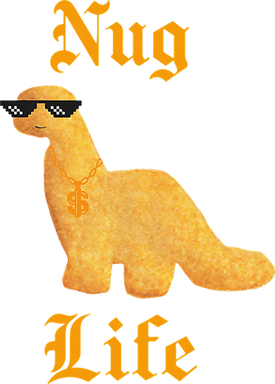 Nug Life Dino Nuggs Dino Chicken Nuggets Dinosaur Nugget Doddie Hoodie