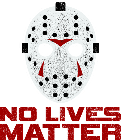 No Lives Matter Scary Halloween Mask Kids Hoodie