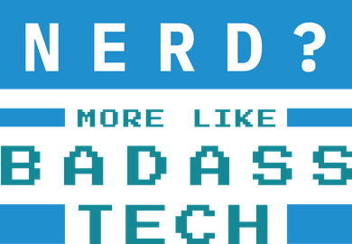 Nerd More Like Badass Tech Apron