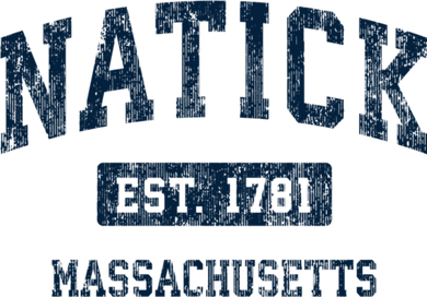 Natick Massachusetts Ma Vintage Sports Kids T-Shirt