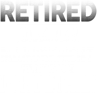 Retired Under New Management Ask Spouse For Details Ceramic Ornament
