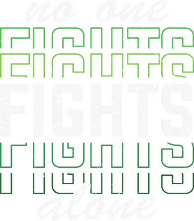 No One Fights Alone Mental Health Awareness Kids Hoodie