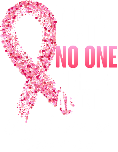No One Fights Alone Breast Cancer Ribbon Women's Hoodie