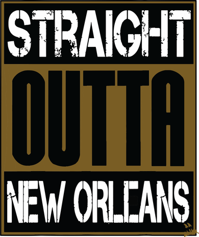 New Orleans Shirts Hip Hop Straight Outta New Orleans Hat
