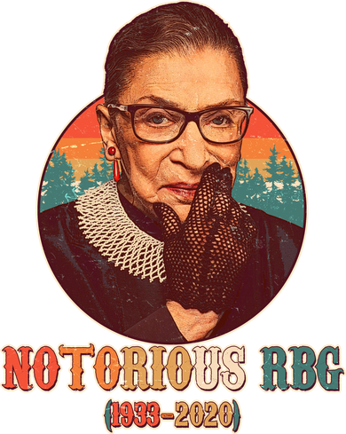 Notorious RBG 1933-2020 Ruth Bader Ginsburg Tribute Coaster