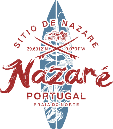 Nazare Portugal Surfing Vintage Coaster