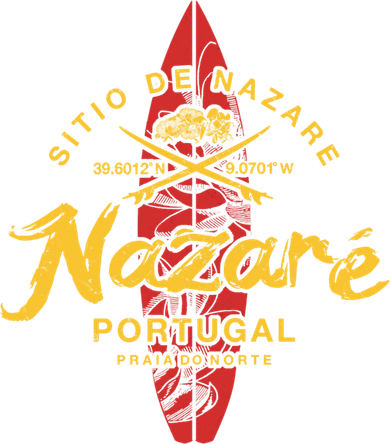 Nazare Portugal Vintage Surfing Gift Kids Hoodie