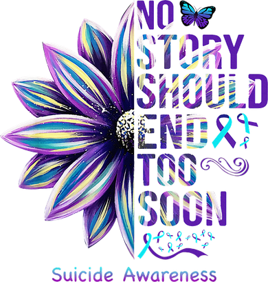 No Story Should End Too Soon Suicide Prevention Awareness Kids Hoodie