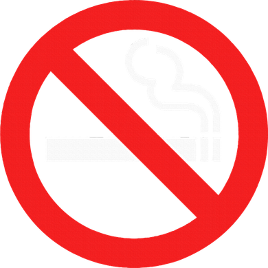 No Smoking Symbol Button