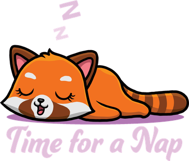 Nap Time Cute Red Panda Coaster
