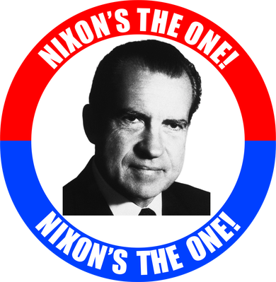 Retro Richard Nixon Nixon's The One Presidential Campaign Kids T-Shirt
