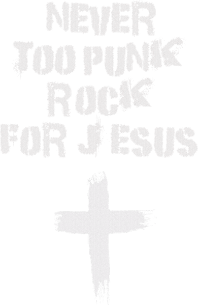 Never Too Punk Rock For Jesus Religious Christian Bands Kids Sweatshirt