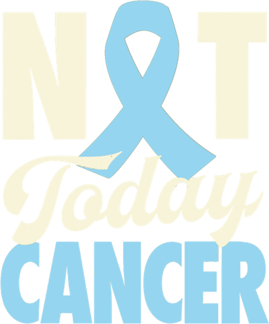 Not Today Prostate Cancer Light Blue Ribbon Awareness Gift Hat