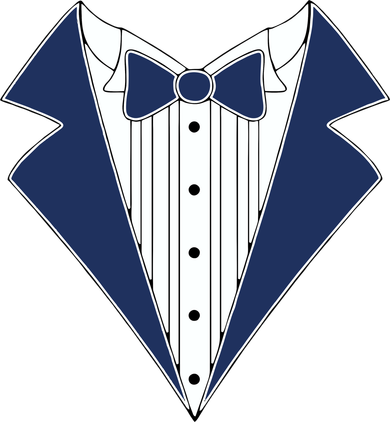 Navy Tux Tuxedo Tumbler