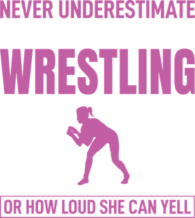 Never Underestimate The Pride Of A Wrestling Mom Toddler Hoodie