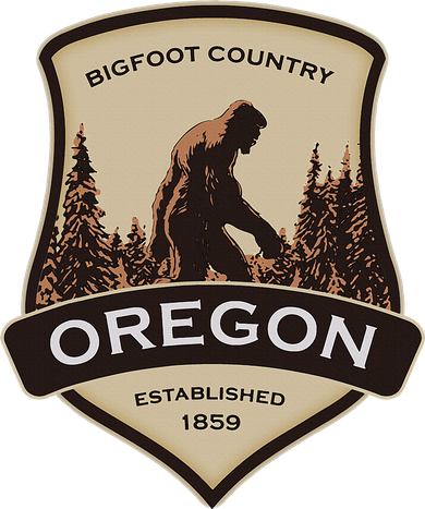 Oregon And A Bigfoot Or A Sasquatch Hoodie