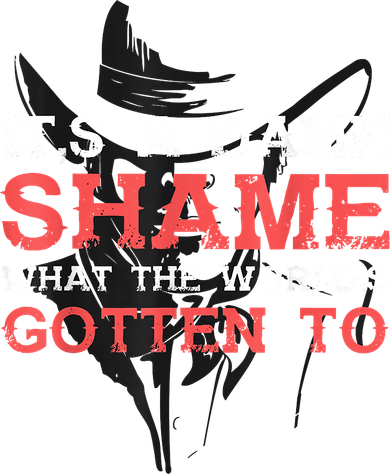 Oliver Anthony Its A Damn Shame What The Worlds Gotten To Ornament