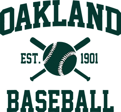 Oakland Baseball Athletic Vintage Sports Team Fan Golf Towel