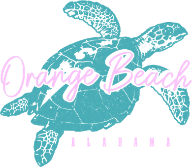 Orange Beach Alabama Al Sea Turtle Vacation Souvenir Gift Baby Bodysuit