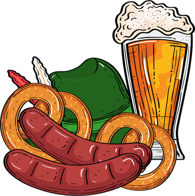 Oktoberfest Beer Food Festive Toddler Hoodie