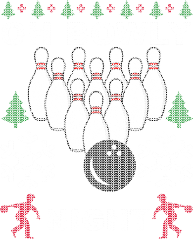 Oh Bowly Night Ugly Christmas Women's Hoodie