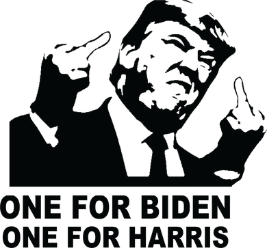 One For Biden One For Harris Pro Trump Women's T-Shirt