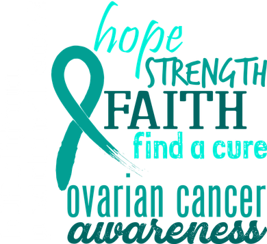 Ovarian Cancer Awareness Hope Faith Love Kids T-Shirt