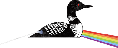 Original Classic Dark Side Of The Loon Bird Watching Backpack