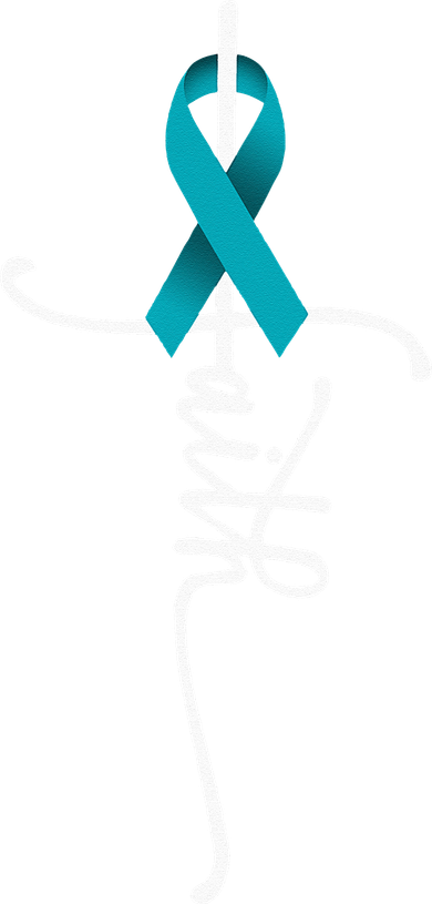 Ovarian Cancer Faith Ovarian Cancer Awareness Support Toddler T-Shirt