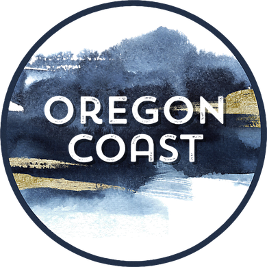 Oregon Coast Pacific Nw Vacation Souvenir Watercolor Design Kids T-Shirt