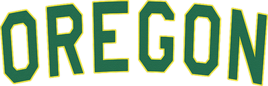 Oregon Classic Text Kids Hoodie