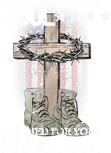 One Died For Your Soul And Freedom Baby Bodysuit