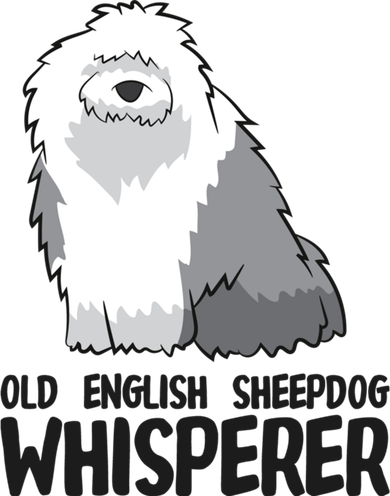 Old English Sheepdog Whisperer Cute Sheepdog Gift Long Sleeve Shirt